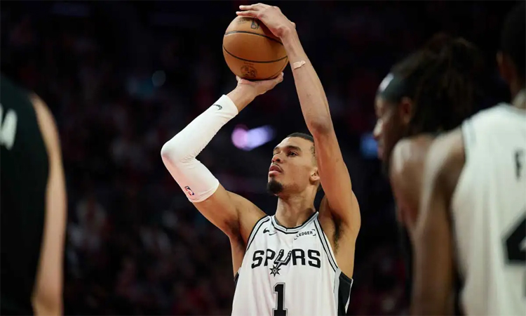 Spurs win in Wembanyama return to take 3-1 lead over Trail Blazers