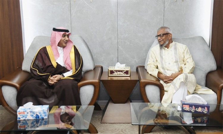 Saudi envoy calls on Ariful Haque