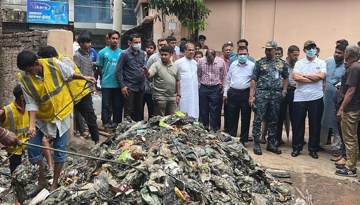 Piles of garbages in drains, canals are the main reason for water logging: Ctg Mayor