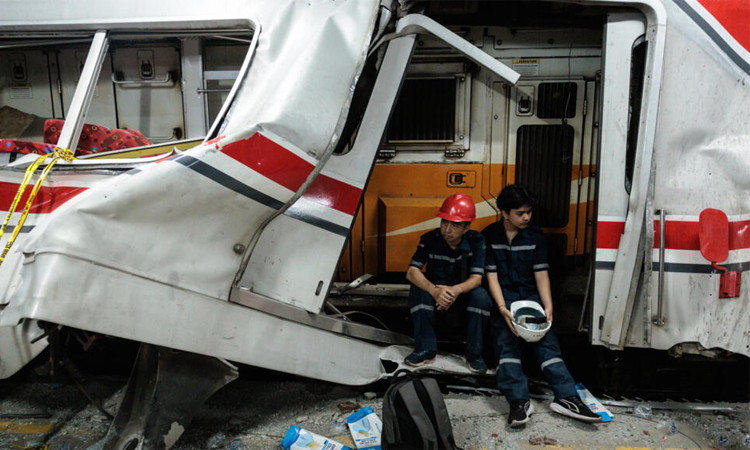 Trains collide near Jakarta, killing seven, injuring dozens