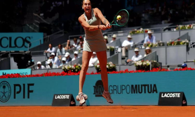 Rybakina crashes out of Madrid Open, Sabalenka reaches quarters