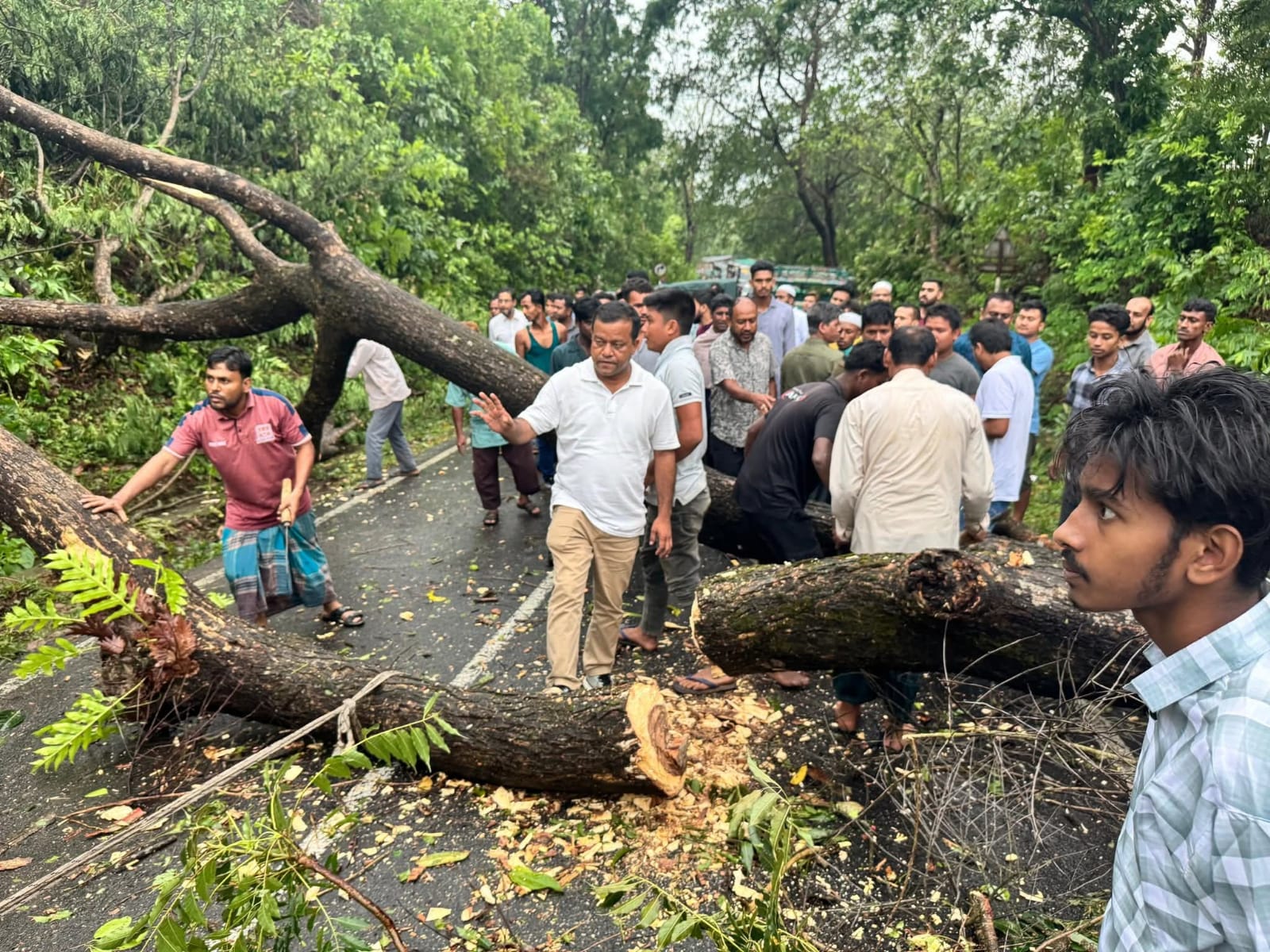 Nor'wester wreaks havoc in Khagrachari, thousands left without power