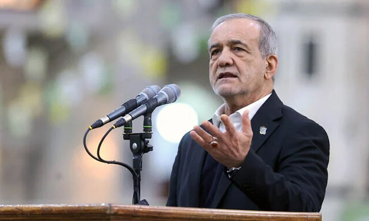 Iran president says US naval blockade 'doomed to fail'