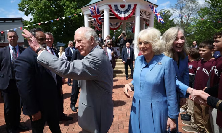 King Charles experiences small-town America on last day of visit