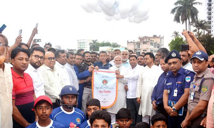 Whip Bakul inaugurates Khulna Zone 'Notun Kuri Sports' to hunt young talents