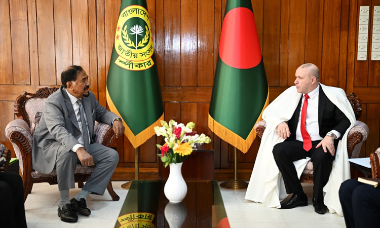 Algerian Ambassador calls on Speaker Hafiz Uddin Ahmed