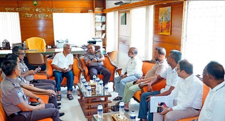 KUET VC, KMP chief visit campus police outpost site