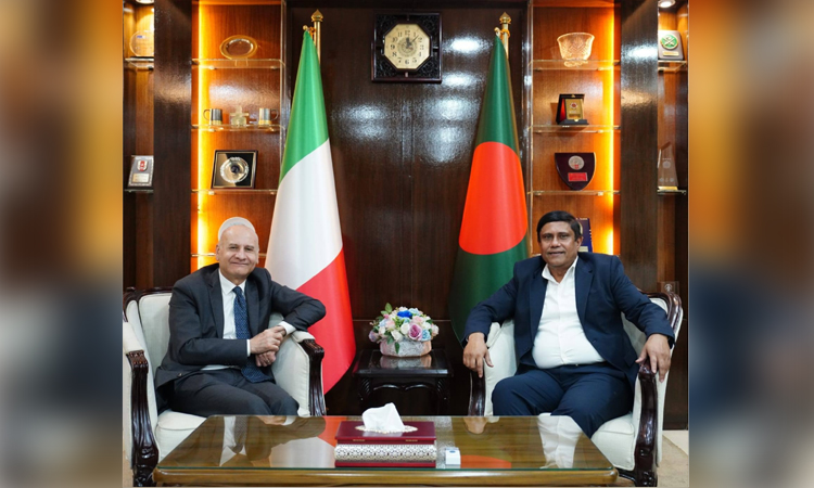 Italian envoy meets defence adviser