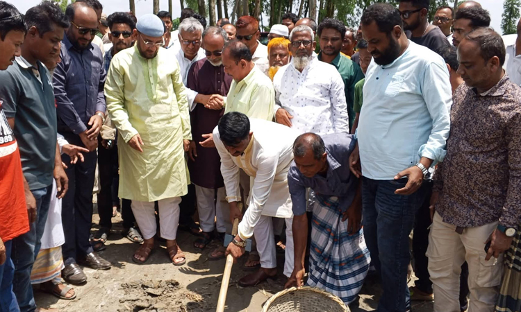 Road development work launched in Dinajpur 