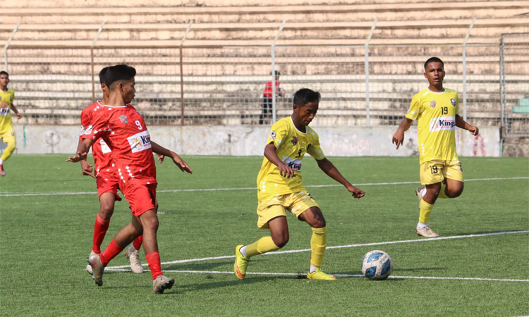 Two Star Boda Upazilla FA clinch Academy Cup title
