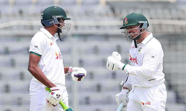 Bangladesh all out for 413 in its first innings