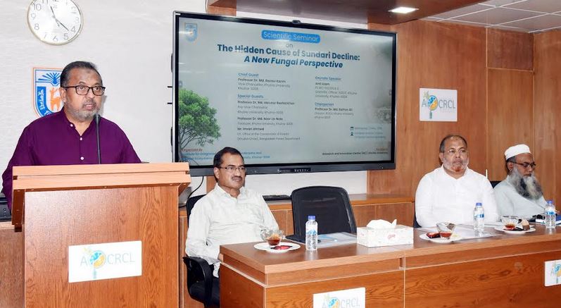 KU VC calls for broader studies on top-dying disease of Sundari trees