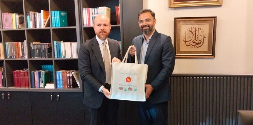 State Minister for Sports meets World Ethnosport Union president