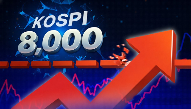 AI stock boom pushes Seoul's Kospi index over 8,000