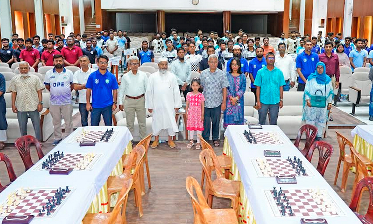 KUET inaugurates inter-university chess competition 2025-2026