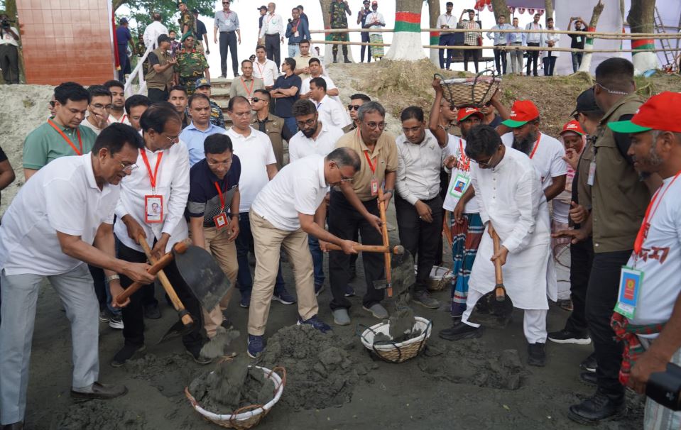 PM opens re-excavation work of Bishwa canal in Chandpur