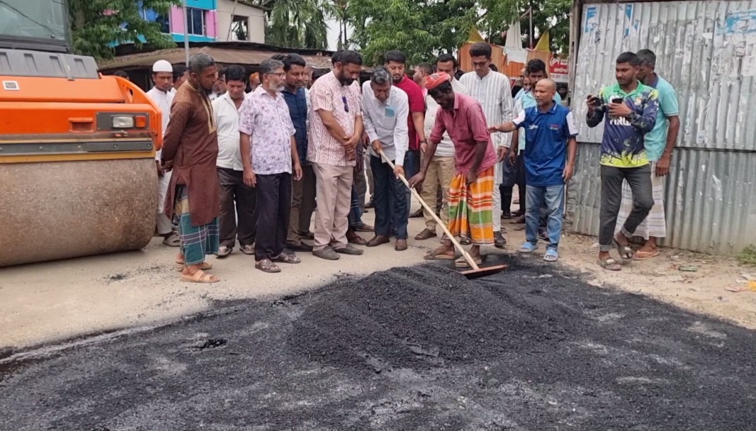 Road repair work begins in Pirganj