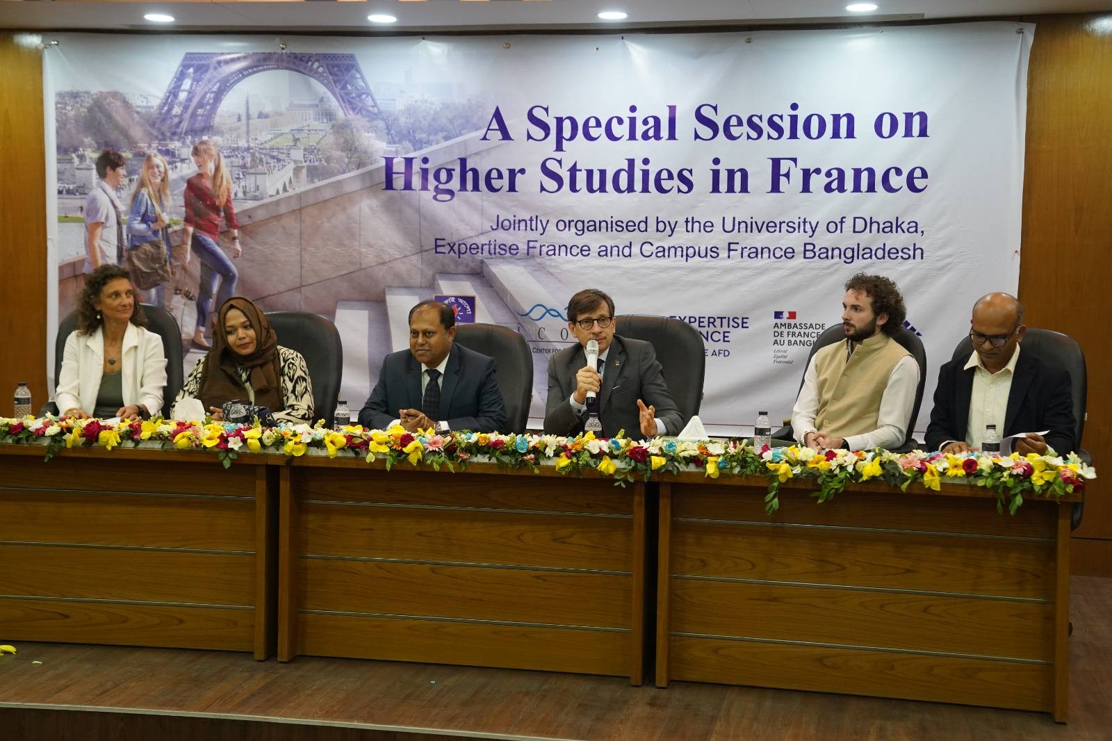 Envoy encourages Bangladeshi students pursuing education in France