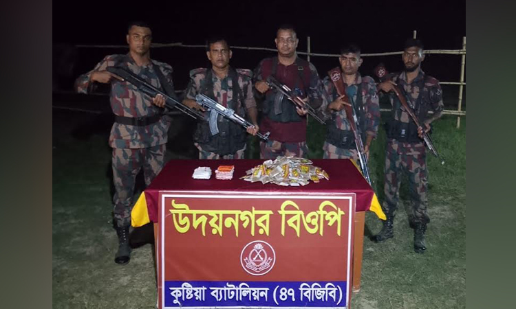 Drugs, smuggled goods seized in Kushtia-Meherpur borders