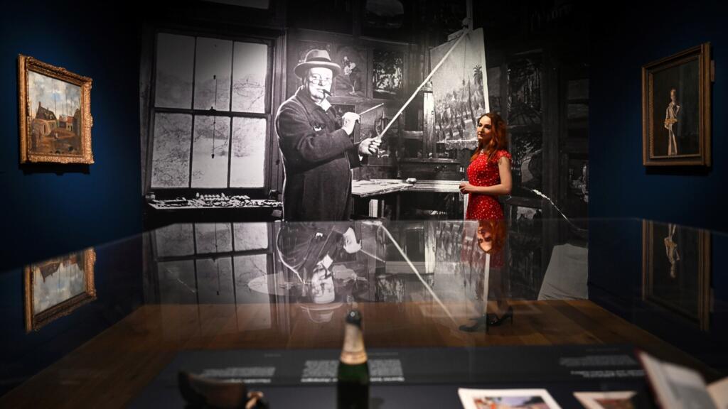 Winston Churchill's 'playful' paintings go on show in London