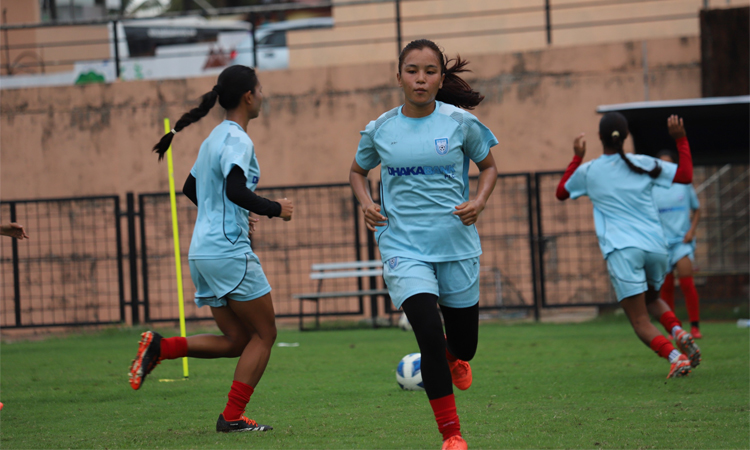 Women's team holds first training session in Goa