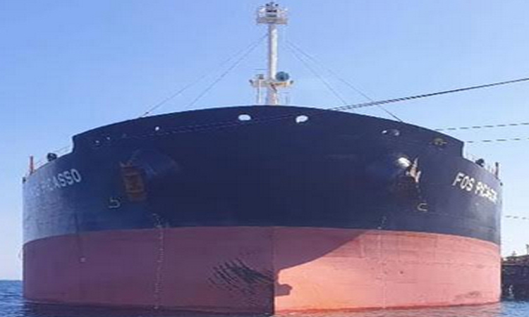 Ship with crude oil arrives at Ctg port