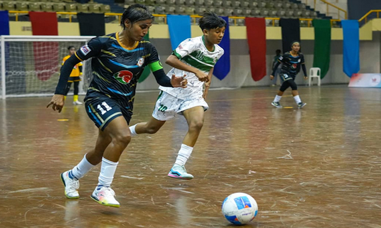 IM10 FC go goal feast in Futsal League
