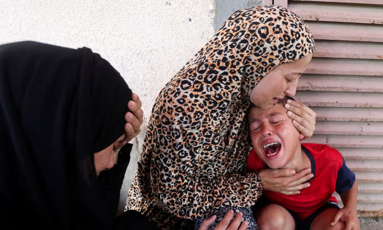 Gaza hospital says child among three killed in Israeli strike