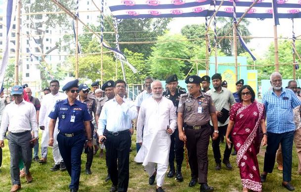 Khulna circuit house ground ready for Eid namaj