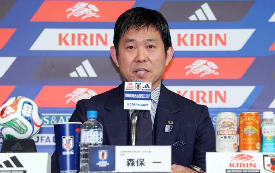 Buoyant Japan coach targets World Cup glory despite Mitoma blow
