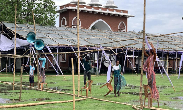 First Eid congregation in Rajshahi at 7:30 am