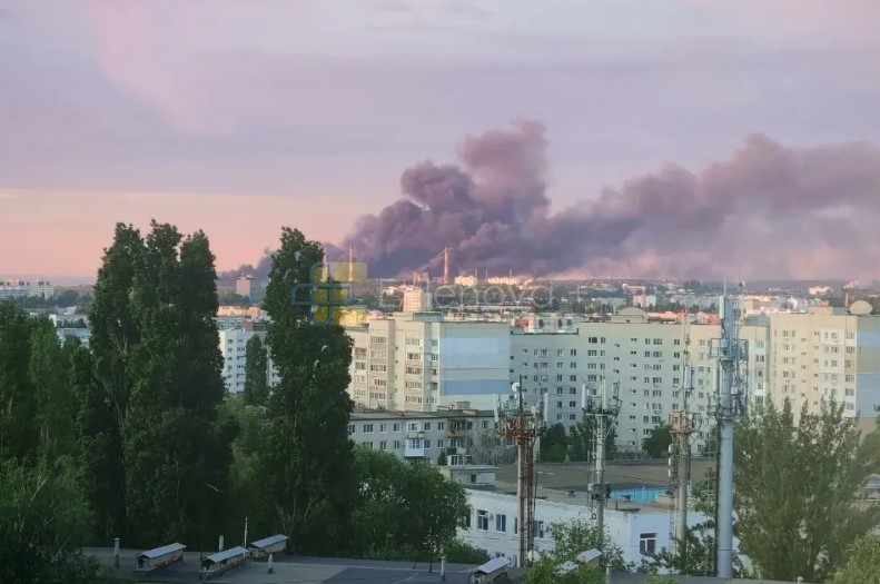 Kyiv says struck Russian pipeline and oil depot
