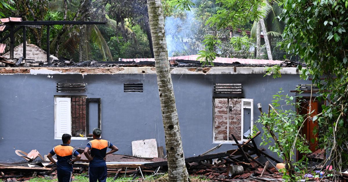 Sri Lanka care home owner in custody after fire kills 12