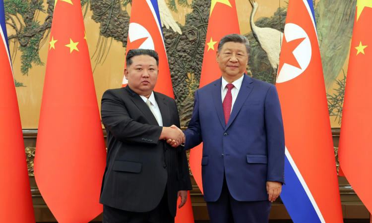 China's Xi lands in North Korea for rare visit