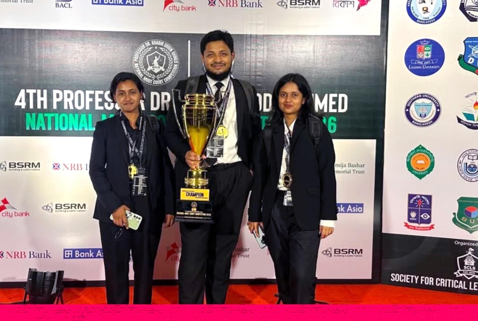 DU emerges champion in nat'l moot court competition