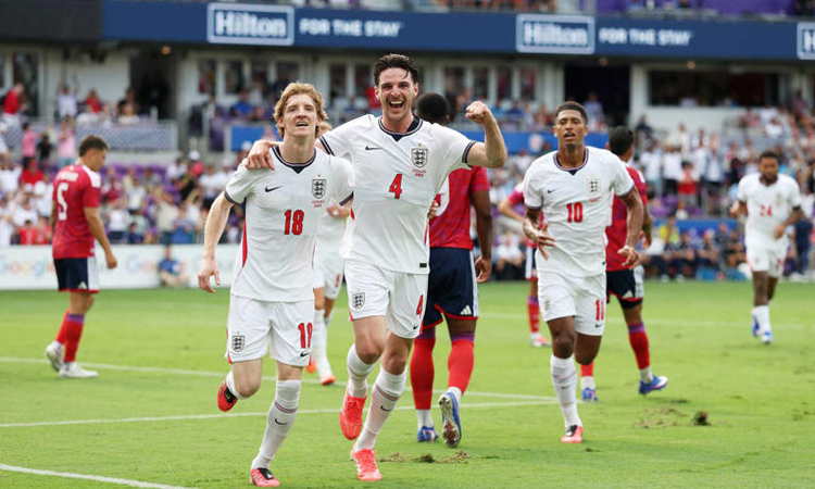 Gordon stars in England World Cup warm-up win after storm delay