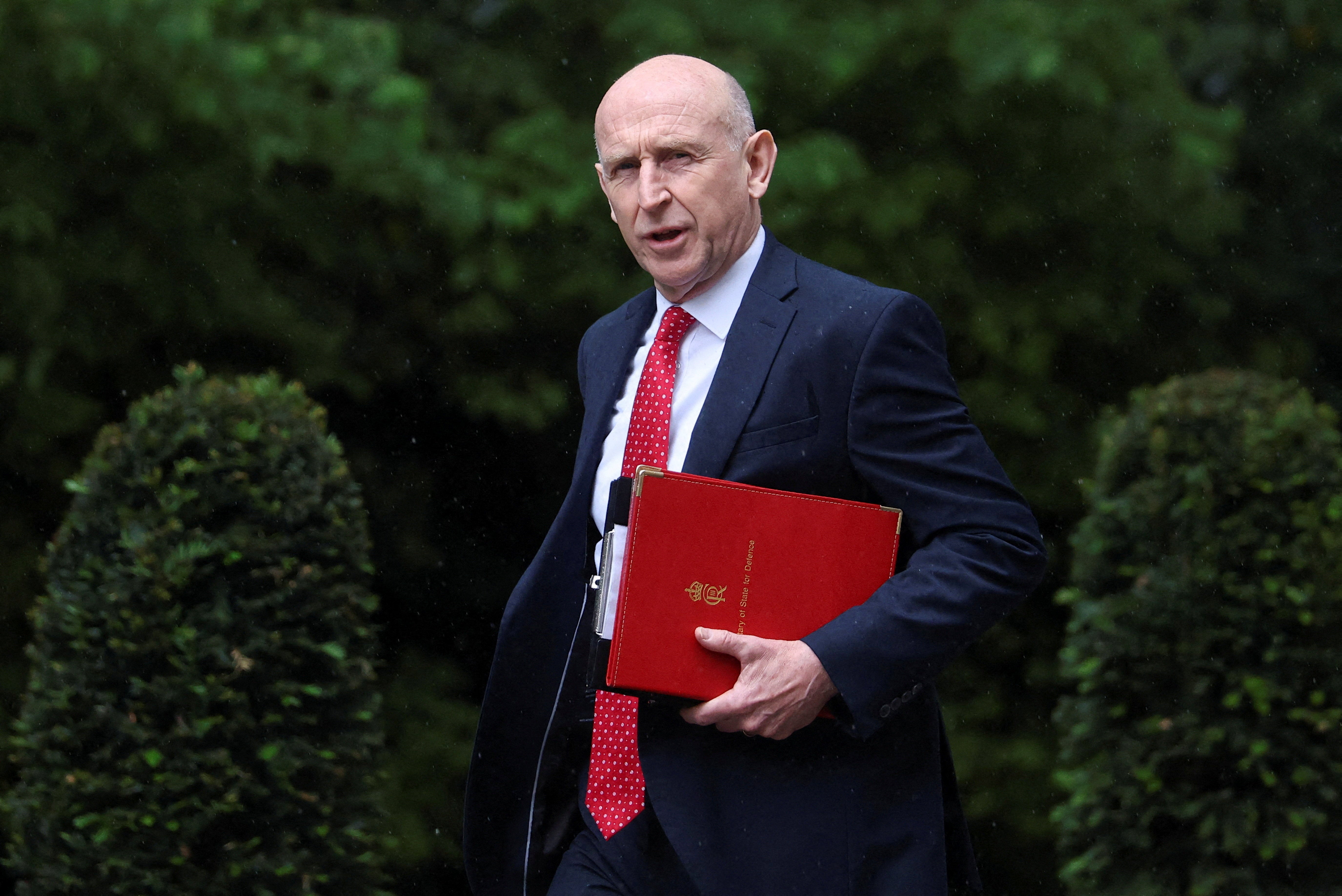 UK Defence Secretary John Healey resigns: letter to PM