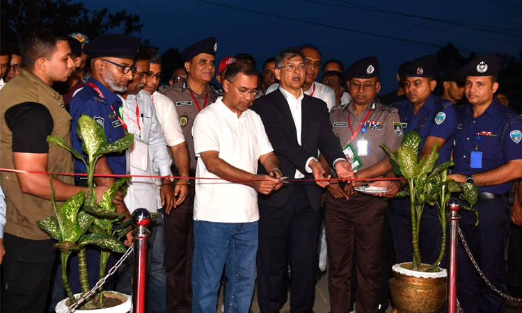 PM lays foundation stones of Matamuhuri upazila and thana