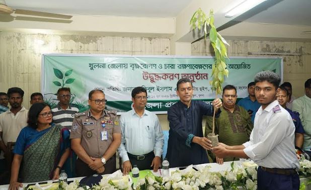 Whip Bakul launches tree plantation programme in Khulna