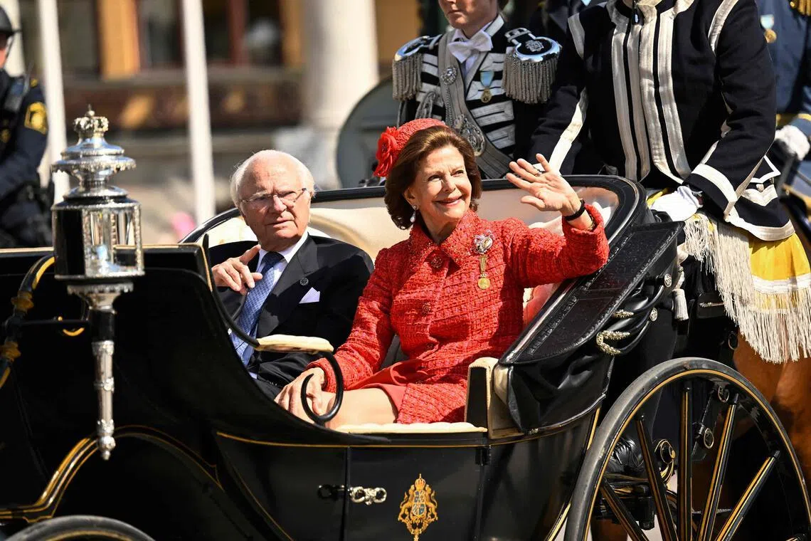 Sweden marks king and queen's 50th anniversary