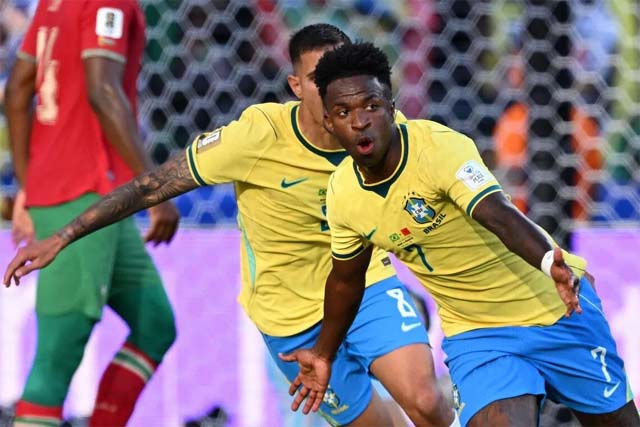 Vinicius earns Brazil draw with Morocco in World Cup opener