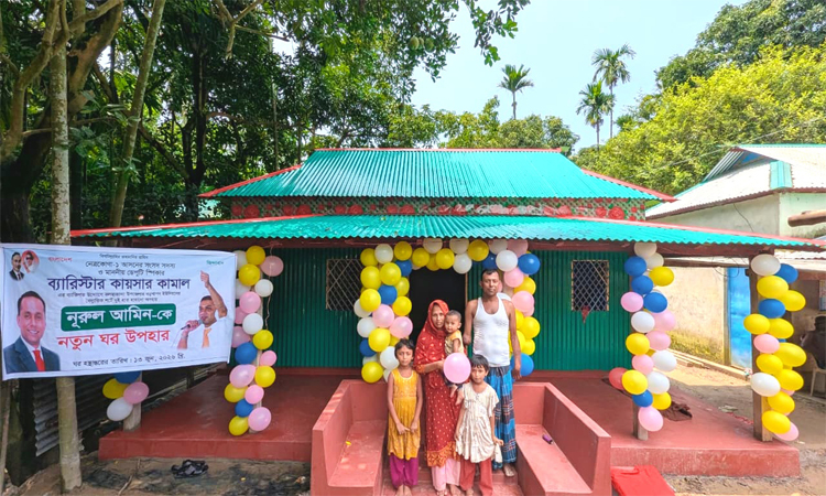 New home brings hope to Nurul Amin, who lost his hands in accident