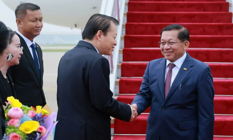 Myanmar's president meets China's Xi in Beijing: state media