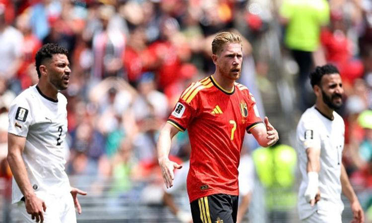 Belgium, Egypt share points in World Cup opener