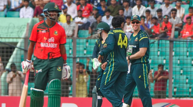 Bangladesh bowled out for 131 in 1st T20 against Australia