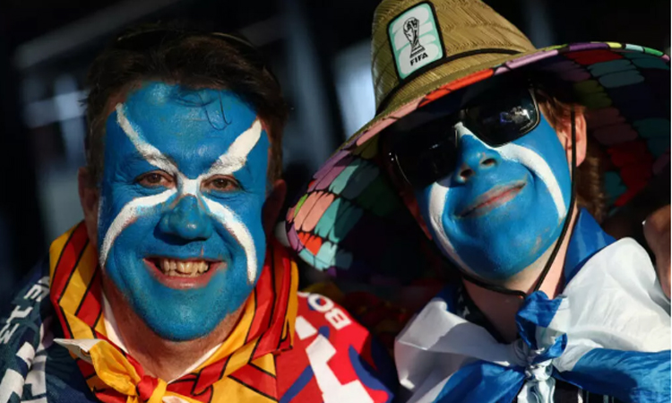 Tartan Army takes over Boston as Scotland fans relish World Cup return