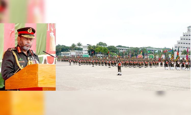 Army Chief asks new officers to devote themselves to protecting country's independence, sovereignty