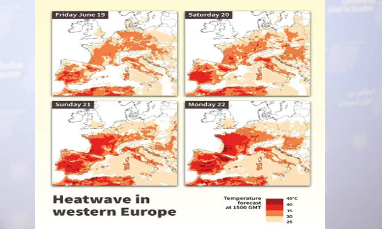 Europe swelters as more heat records set to tumble
