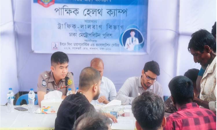Free health camps bring essential medical care to transport workers across Dhaka