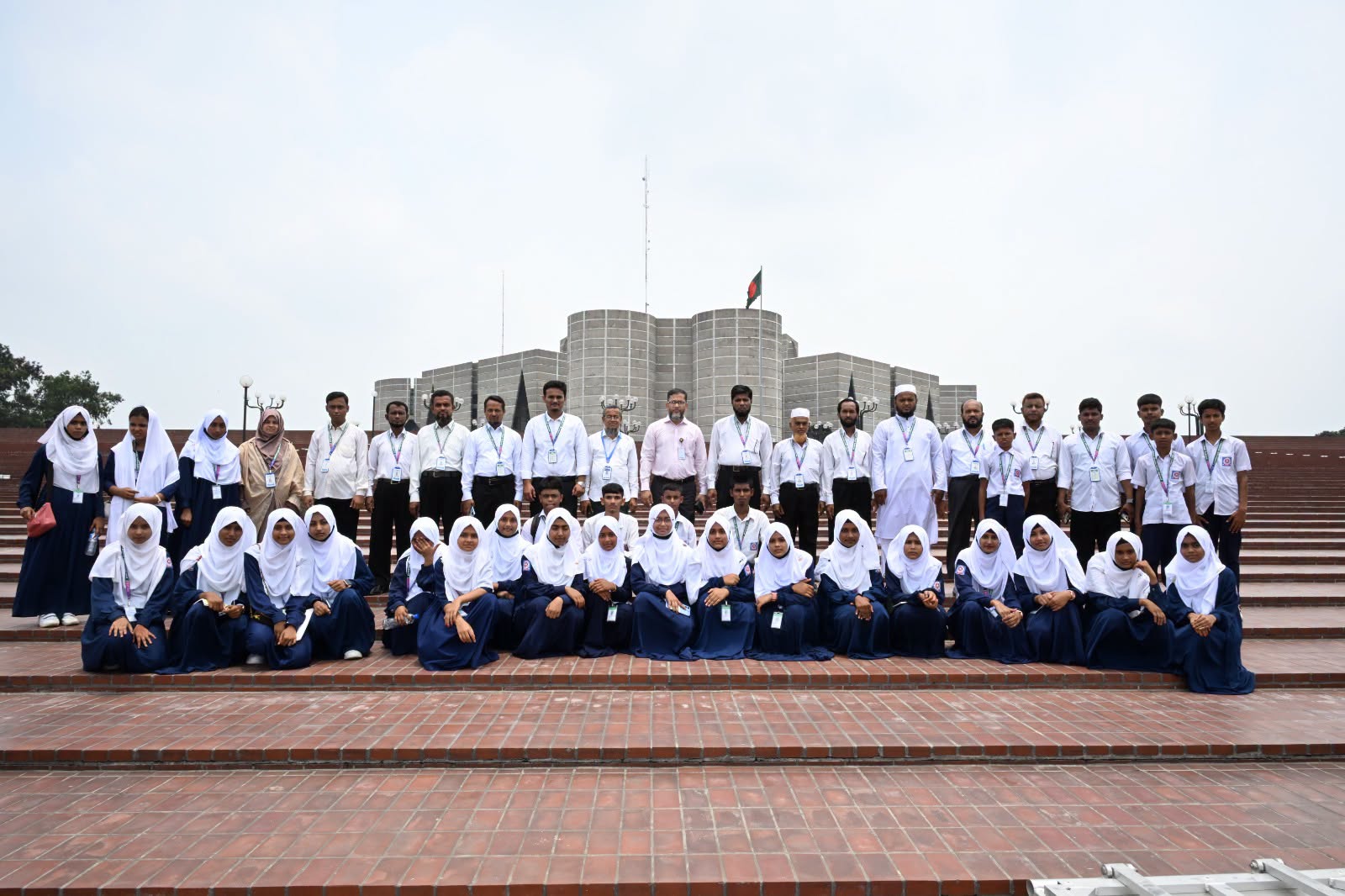 Students fulfill dream with visit to Jatiya Sangsad